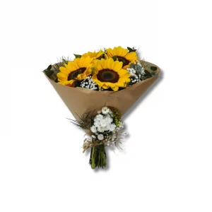 Buquê de girassol luxo