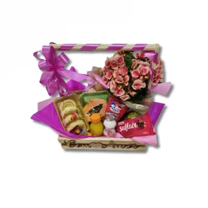 Cesta de café da manhã grande